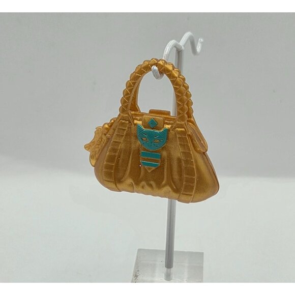 Monster High Freaky Fusion Cleolei Doll Purse Accessory Gold - Picture 1 of 4